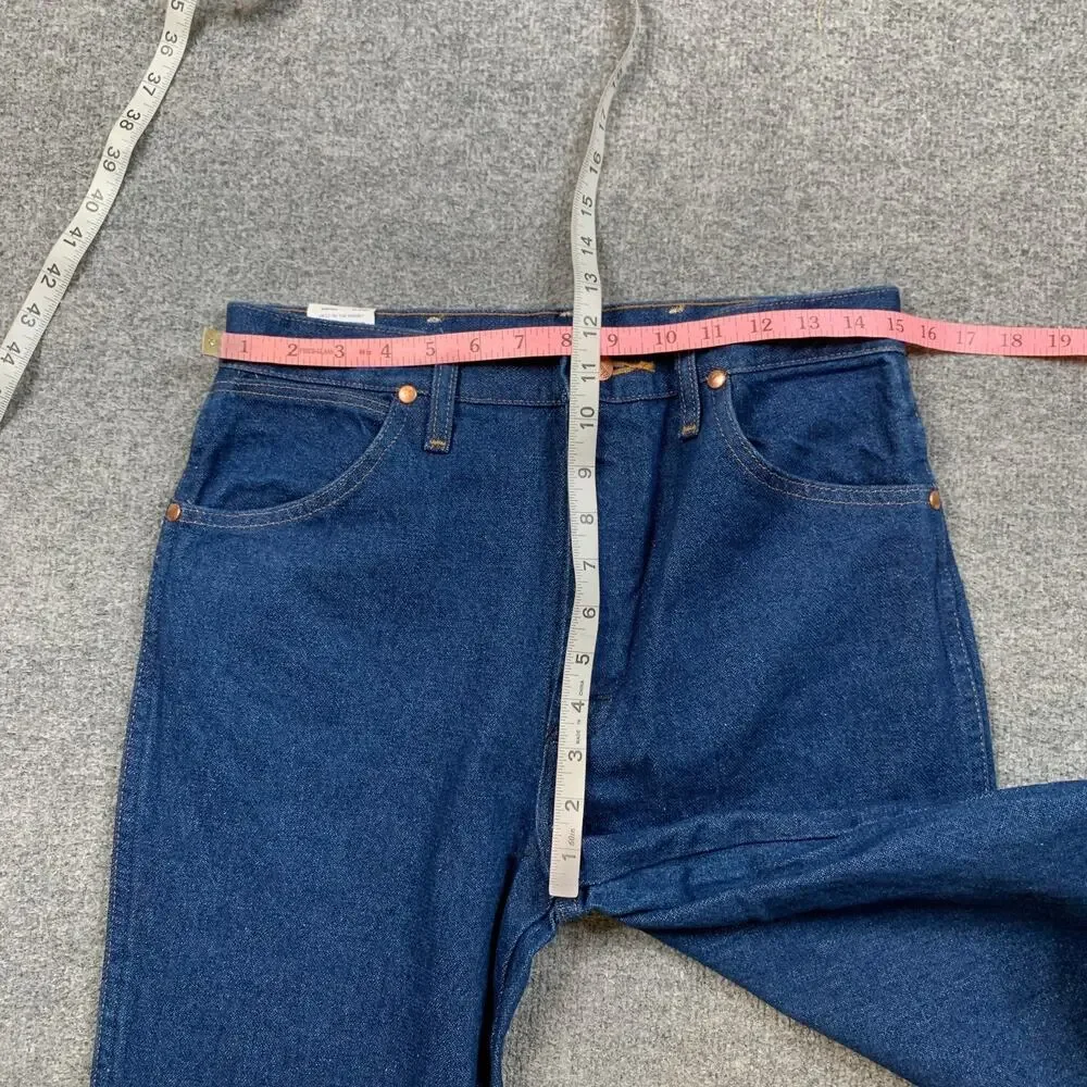 Vintage Wrangler Jeans Mens 31 Blue Cowboy Cut Slim Fit Western Cowboy Denim